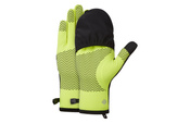Rękawiczki Ronhill Wind-Block Convertible Glove z panelem przeciwwiatrowym żółto-czarne
