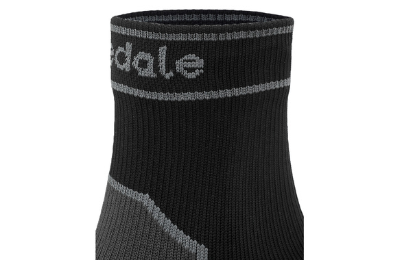 Skarpety wodoodporne Bridgedale StormSock Lightweight Ankle czarno-szare 