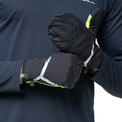 Rękawiczki Ronhill Wind-Block Convertible Glove z panelem przeciwwiatrowym żółto-czarne