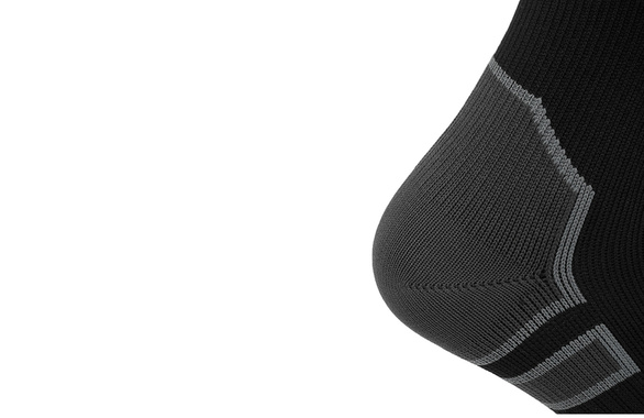 Skarpety wodoodporne Bridgedale StormSock Lightweight Ankle czarno-szare 