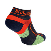 Skarpety Bridgedale Ultra Light T2 Coolmax Sport Low granatowo - czerwone męskie