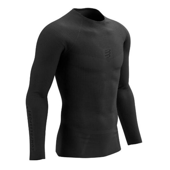 Koszulka Compressport On/Off Base Layer LS Top czarna męska