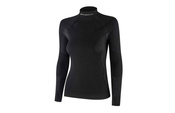 Koszulka termoaktywna Brubeck Extreme Wool LS1665W z wełny merino damska czarna