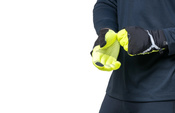Rękawiczki Ronhill Wind-Block Convertible Glove z panelem przeciwwiatrowym żółto-czarne