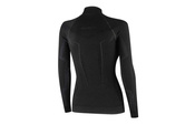 Koszulka termoaktywna Brubeck Extreme Wool LS1665W z wełny merino damska czarna