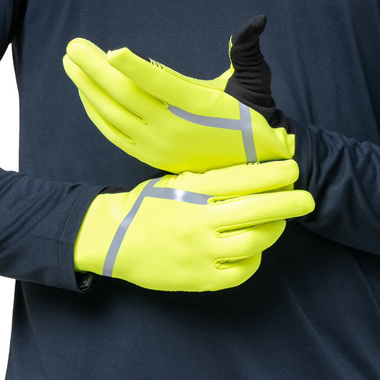 Rękawiczki Ronhill Wind-Block Glove żółto-czarne AW25