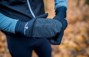 Rękawiczki Ronhill Wind-Block Flip Glove z panelem przeciwwiatrowym czarne