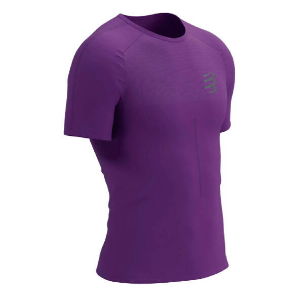 Koszulka Compressport Performance SS T-Shirt liliowa męska 