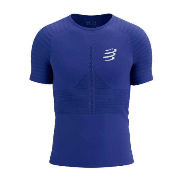 Koszulka Compressport Racing SS T-Shirt niebieska męska