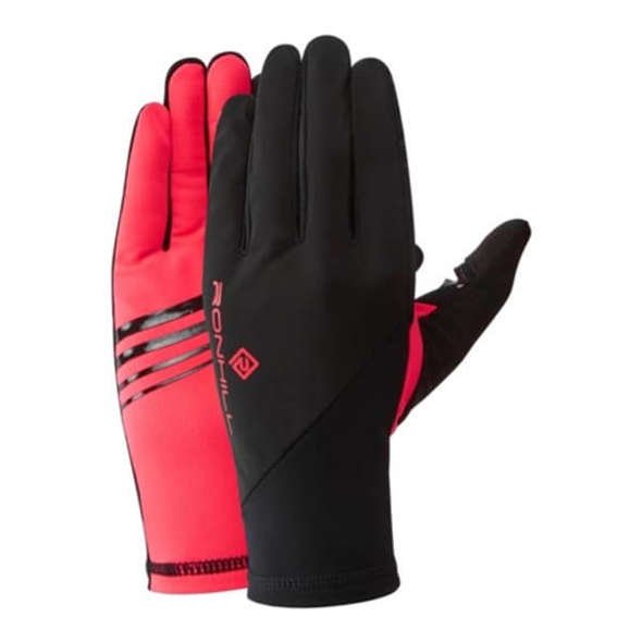 Rękawiczki Ronhill Wind-Block Glove czarno-różowe