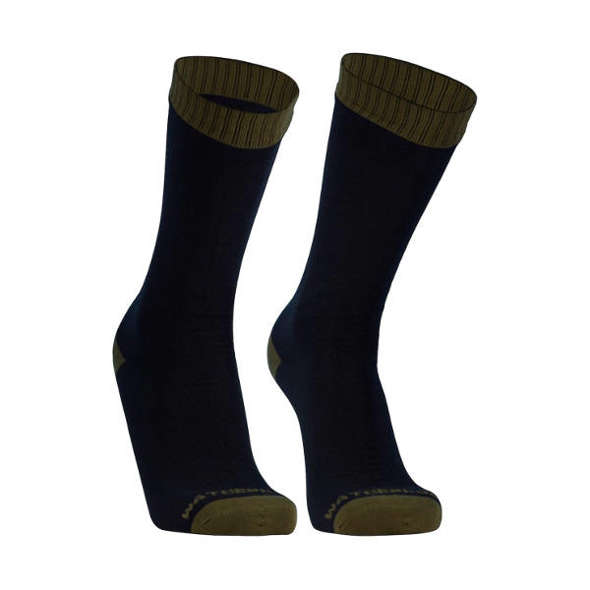 Skarpety wodoodporne Dexshell Thermlite Socks czarno-zielone