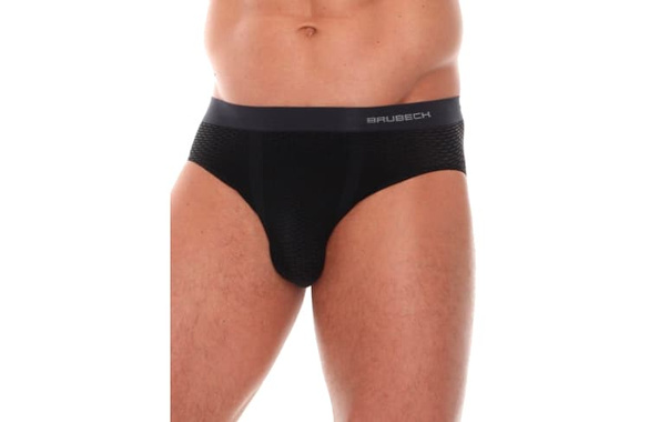 Slipy BRUBECK BASE LAYER BE10040 czarne męskie
