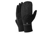 Rękawiczki Ronhill Wind-Block Flip Glove z panelem przeciwwiatrowym czarne