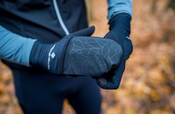 Rękawiczki Ronhill Wind-Block Flip Glove z panelem przeciwwiatrowym czarne